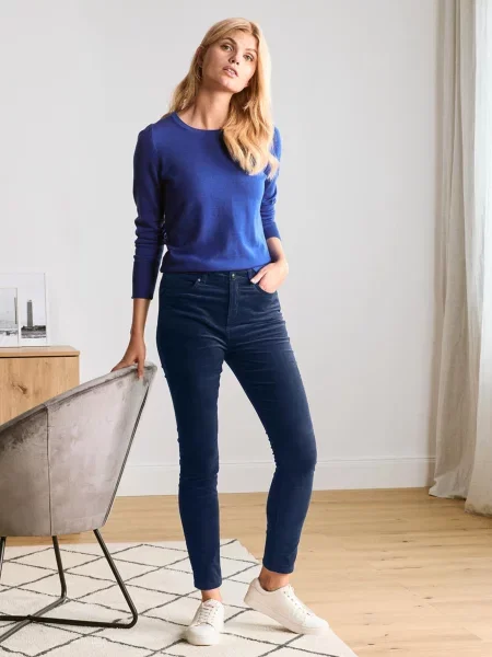 Tchibo Скіні джинси Темно-синій сині