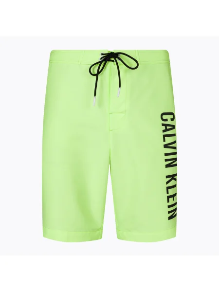 Olcsóbban. Férfi úszónadrág Calvin Klein Boardshort citrus burst. Méret: L zöld