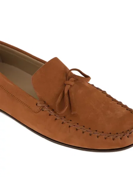 Σκαρπινια Manolo Blahnik με φιόγκο καφέ