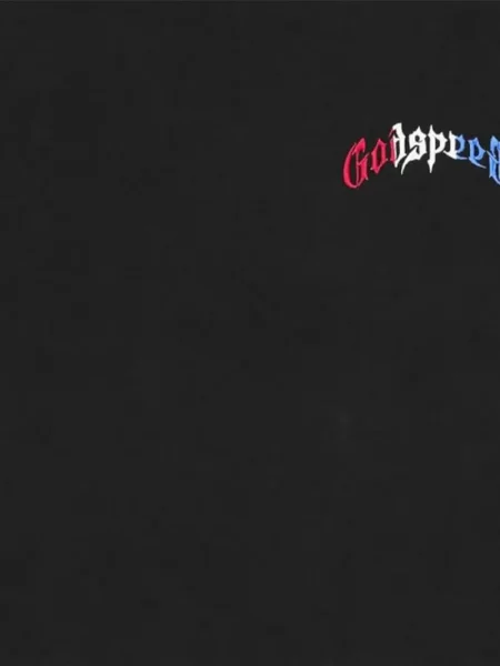 Тениска Godspeed с принт черно