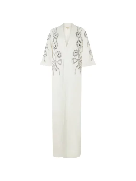 Palton Temperley London cu paiete de lână alb