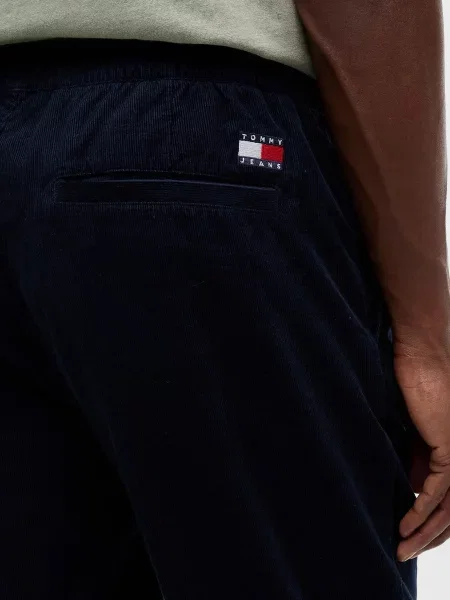 Вельветові штани Tommy Jeans сині