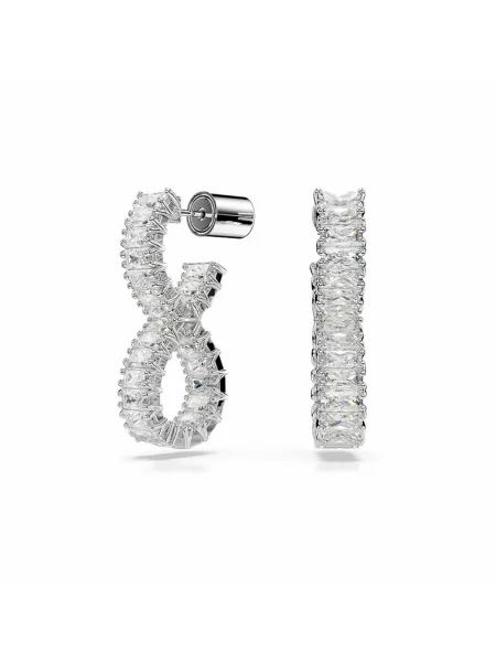 Kolczyki Swarovski szare