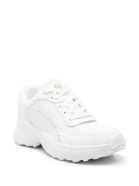 Sneakerși Michael Michael Kors din jacard alb
