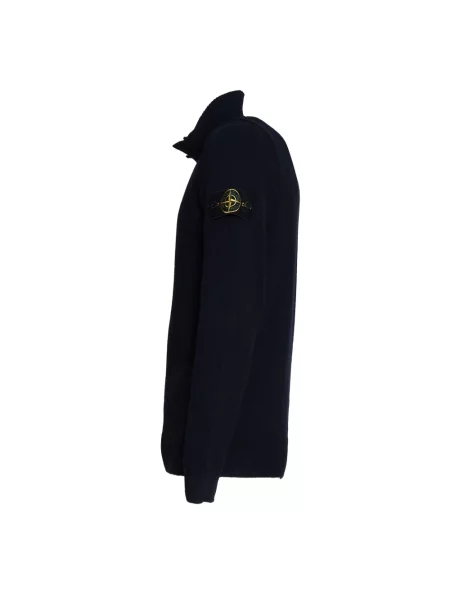 Sweter Stone Island z kamieniami niebieski