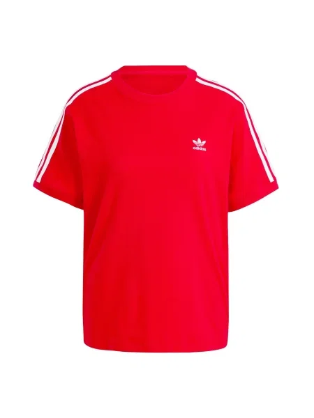 T-shirt adidas 3 Stripe Tee Better Scarlet XS crvena