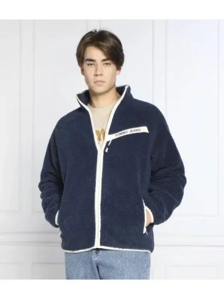 Tommy Jeans Geacă RINDING SHERPA | Relaxed fit