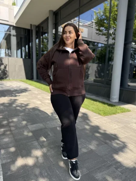 Кофта Umon бавовна/еластан коричневий