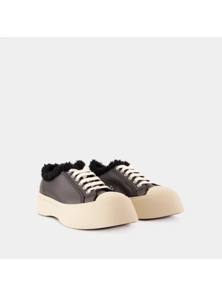 Sneakersy Marni skórzane czarne