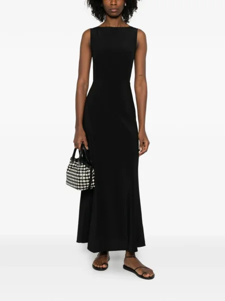 Rochie maxi Matteau de costum negru