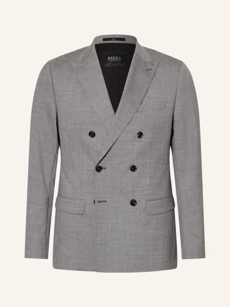 Digel Marynarka Alfredo O Kroju Slim Fit grau