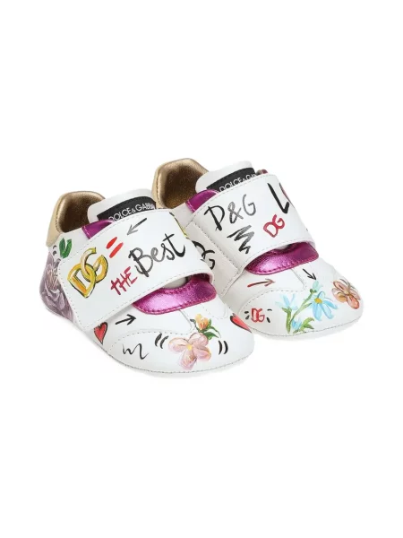 Sneakersy dziecięce Dolce And Gabbana białe
