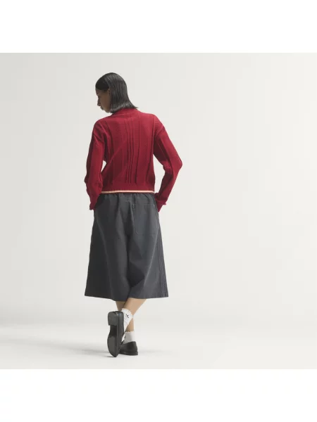 Bluza dresowa Cable Knit Firebird czerwona