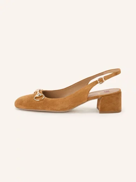 Högl Czółenka Typu Slingback braun