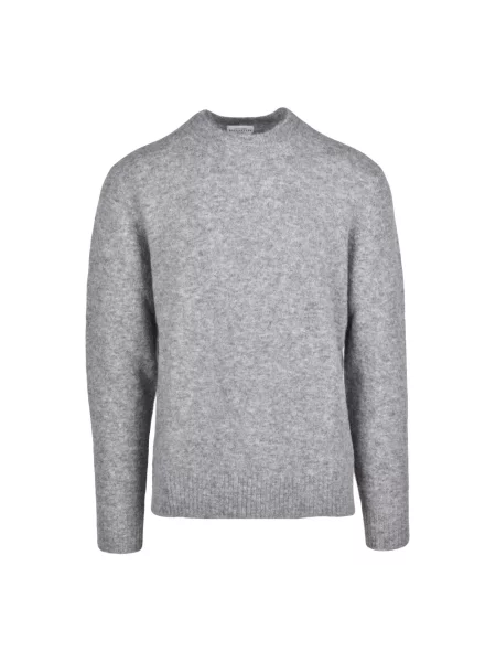 Sweter Ballantyne wełniany szary