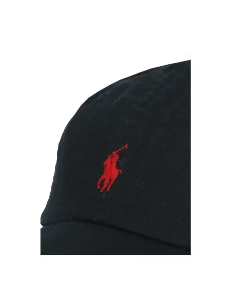 Czapka z daszkiem Polo Ralph Lauren klasyczna czarna