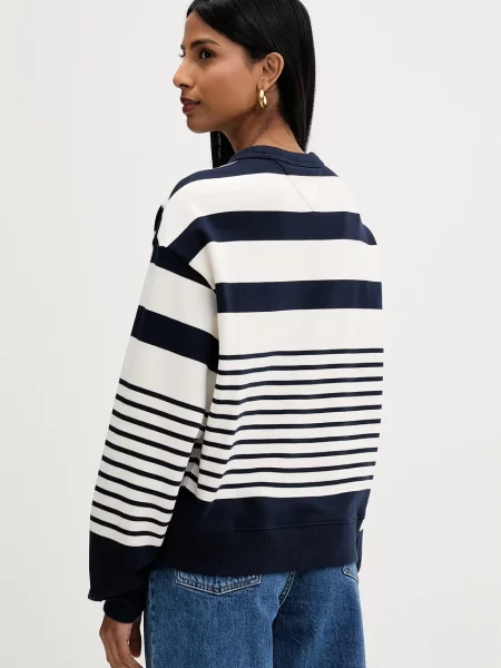 Tommy Jeans bluza oversize granatowa