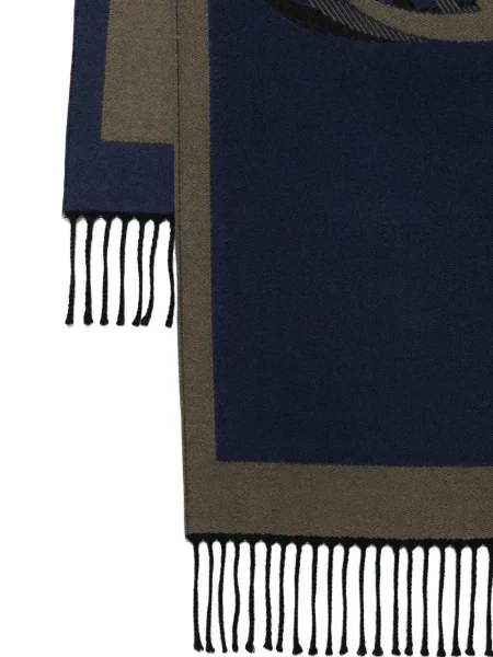 Fular Paul Smith de lână albastru