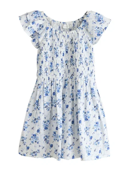 Next Rochie albastru / murdar alb
