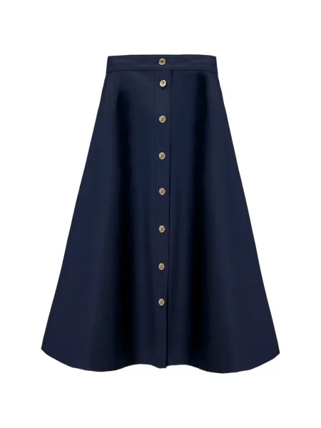 Fustă midi Carolina Herrera albastru