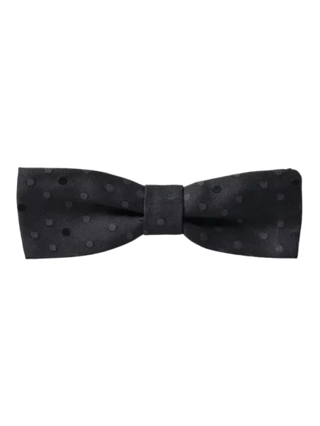 Krawat Dolce And Gabbana z kokardką wiązany szary