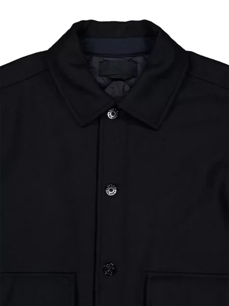 Вълнено яке Stone Island камъни синьо