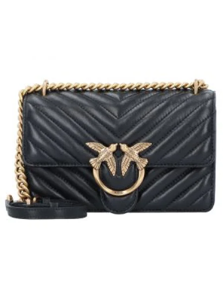 Geanta crossbody Pinko din piele negru