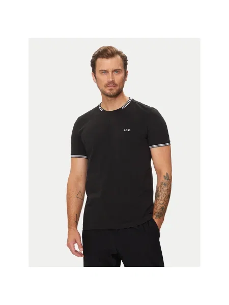 Boss Póló Taul Regular Fit fekete
