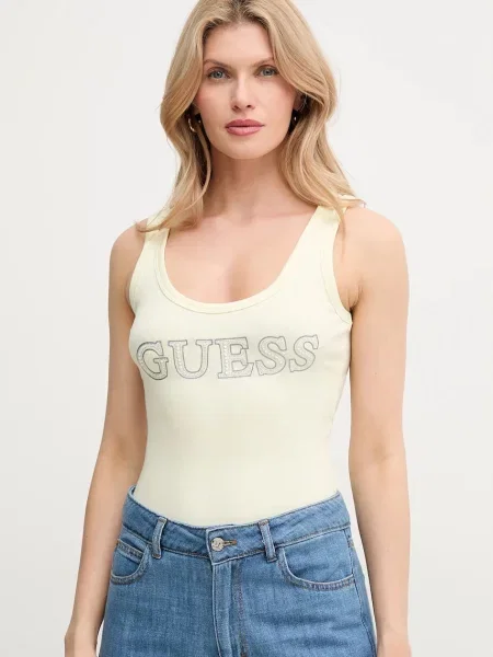 Топ Guess жълто