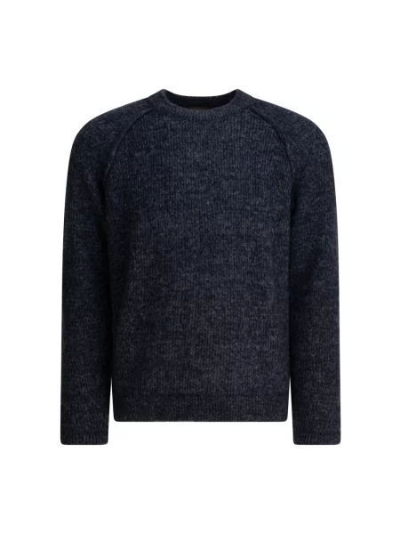 Sweter Rakki wełniany niebieski
