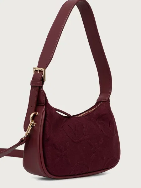 Бархатная сумка через плечо Valentino Bags
