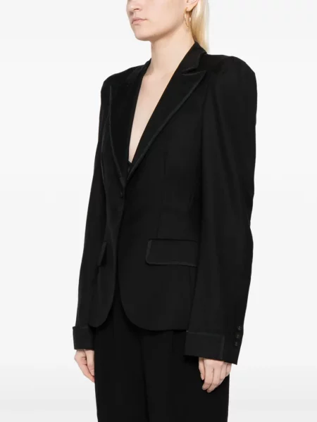 Sacou Bottega Veneta Pre-owned din satin negru