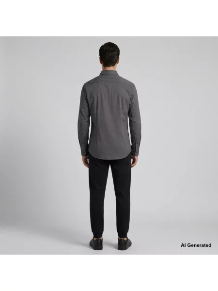 Cămașă Armani Exchange gri