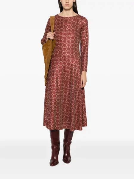 Lung rochie midi Siyu roșu