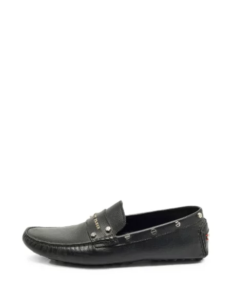 Pantofi loafer Philipp Plein cu tepi negru