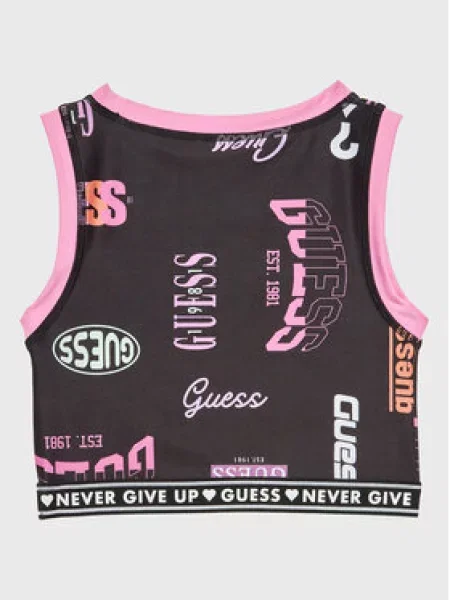 Dětské top Guess černý