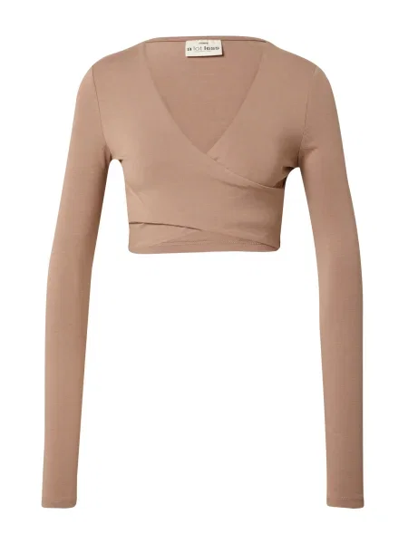 A LOT LESS Tricou Ivana deschis maro