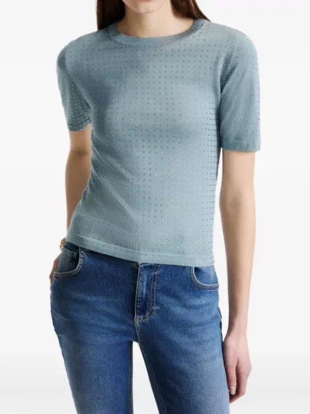 Stras tricou Marella albastru