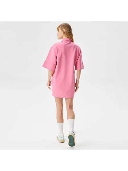 Lacoste Sukienki Lacoste różowa