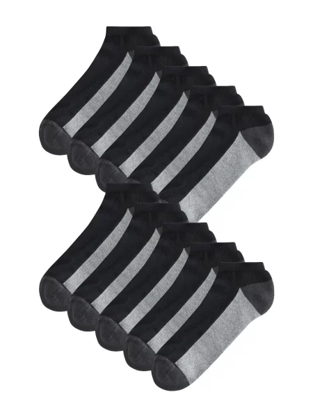 Next Șosete gri grafit / gri amestecat negru