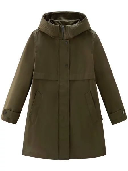 Parka Woolrich s kapucí zelená