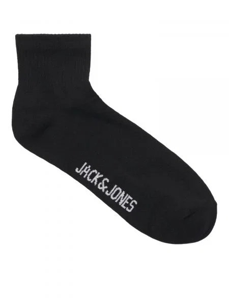 JACK & JONES Șosete LEON negru alb
