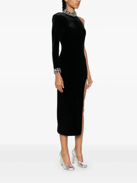 Rochie Nissa de cristal de costum negru