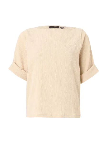 VERO MODA Bluză VMLUNA piatră gri