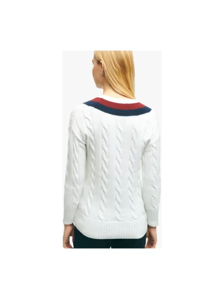 Sweter Brooks Brothers biały