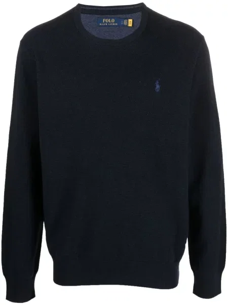 Vunene prugaste čarape Polo Ralph Lauren s vezom ružičasta