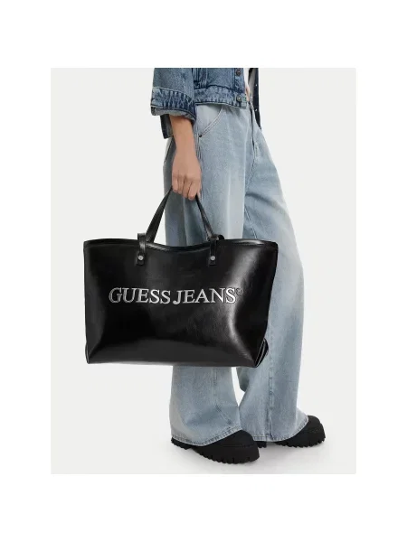 Geantă Guess Jeans negru