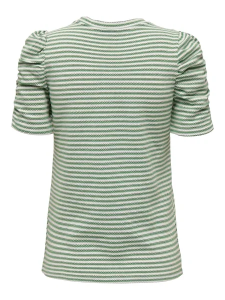 ONLY Tricou IBEN verde alb