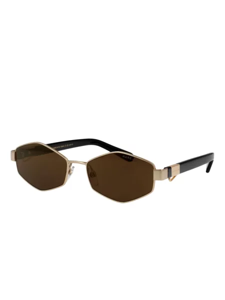 Ochelari de soare Marc Jacobs Eyewear cu imprimeu geometric auriu