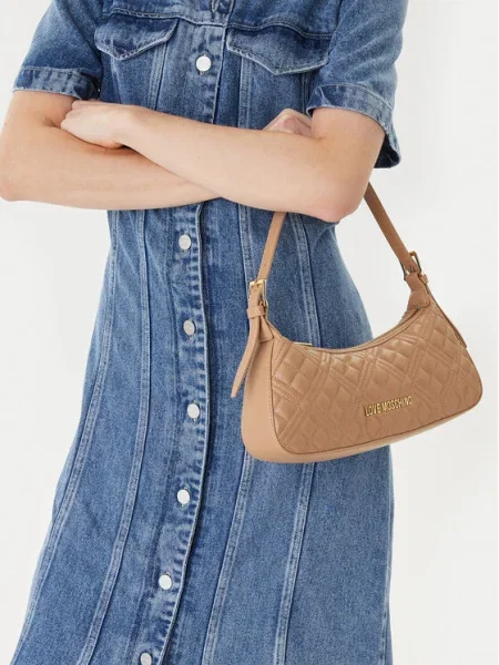 Geantă LOVE MOSCHINO bej